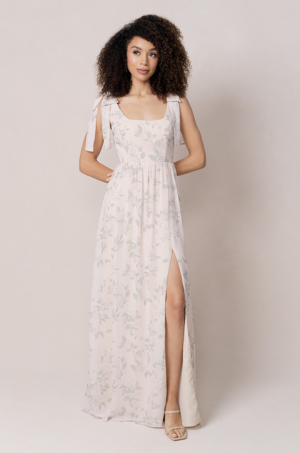 Revelry Chiffon Floral Print Mega Swatch