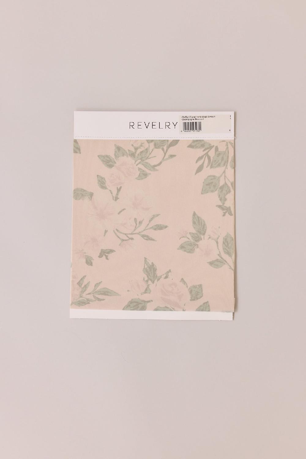 revelry Chiffon Floral Print Mega Swatch