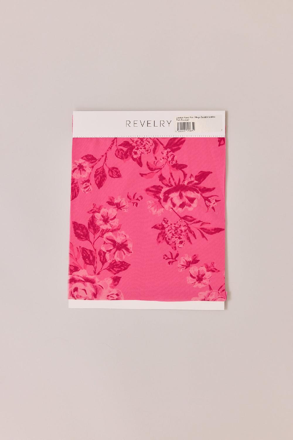 revelry Chiffon Floral Print Mega Swatch