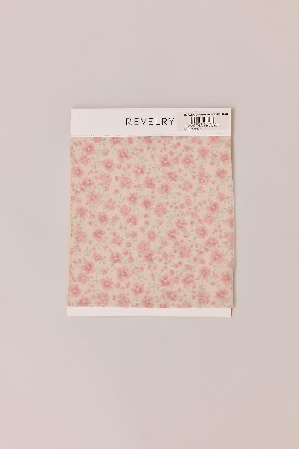 revelry Chiffon Floral Print Mega Swatch