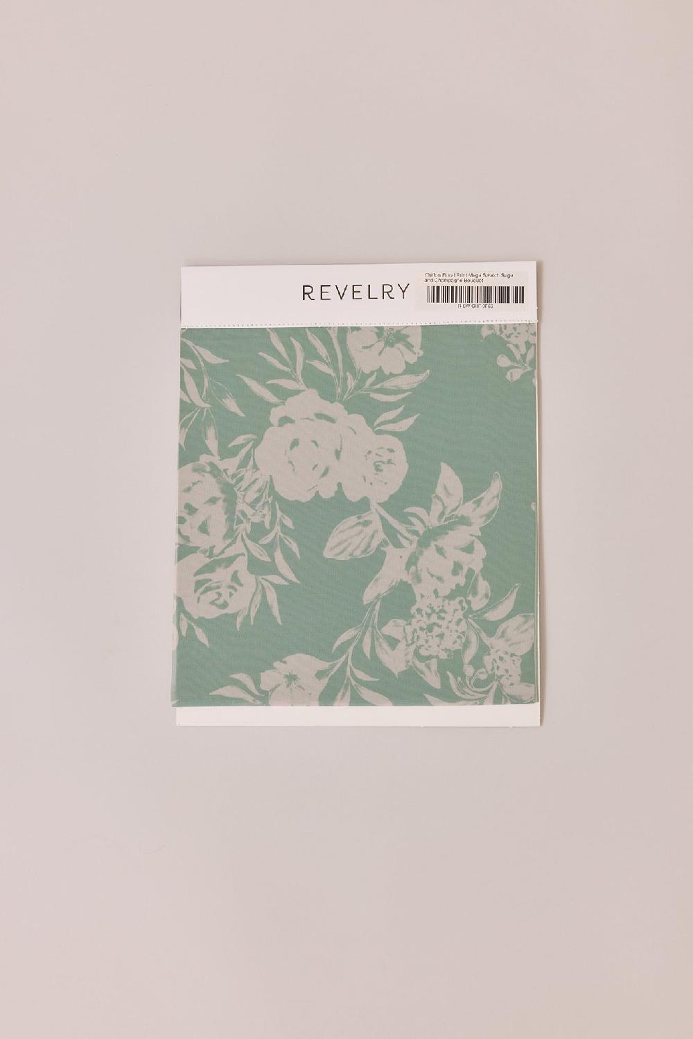 revelry Chiffon Floral Print Mega Swatch