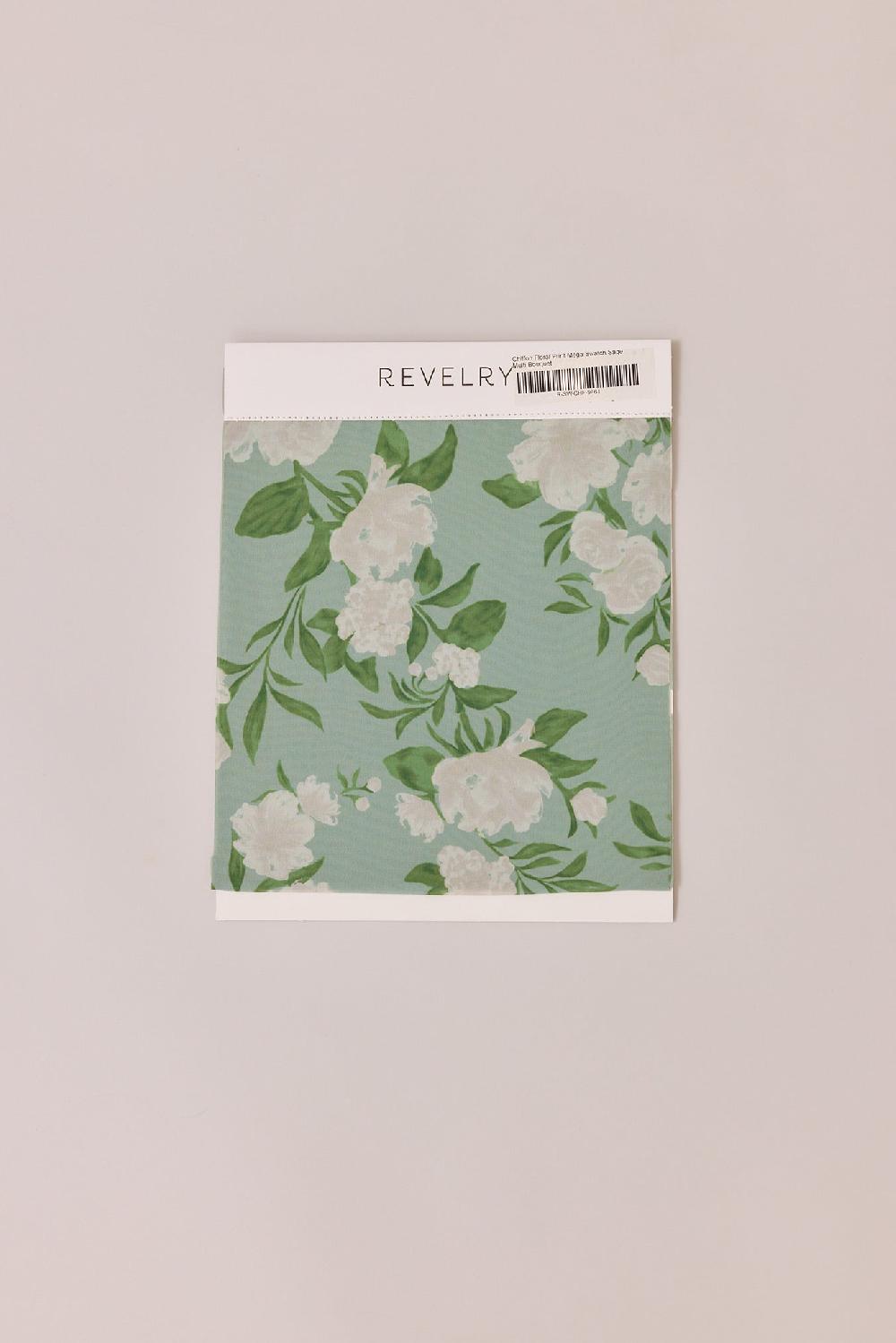revelry Chiffon Floral Print Mega Swatch