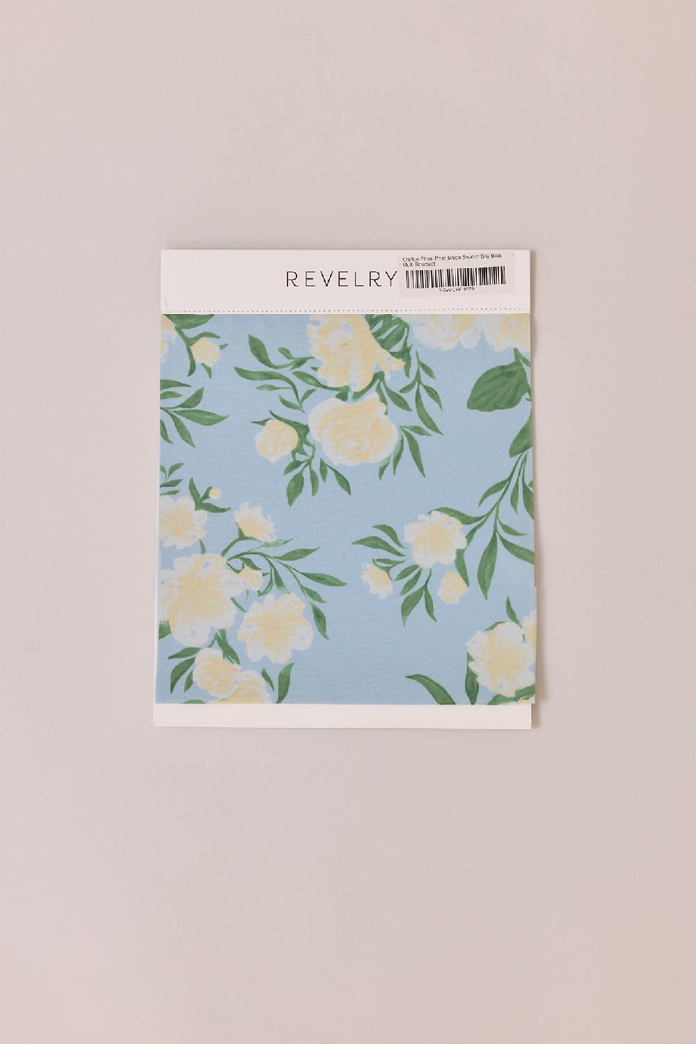 revelry Chiffon Floral Print Mega Swatch