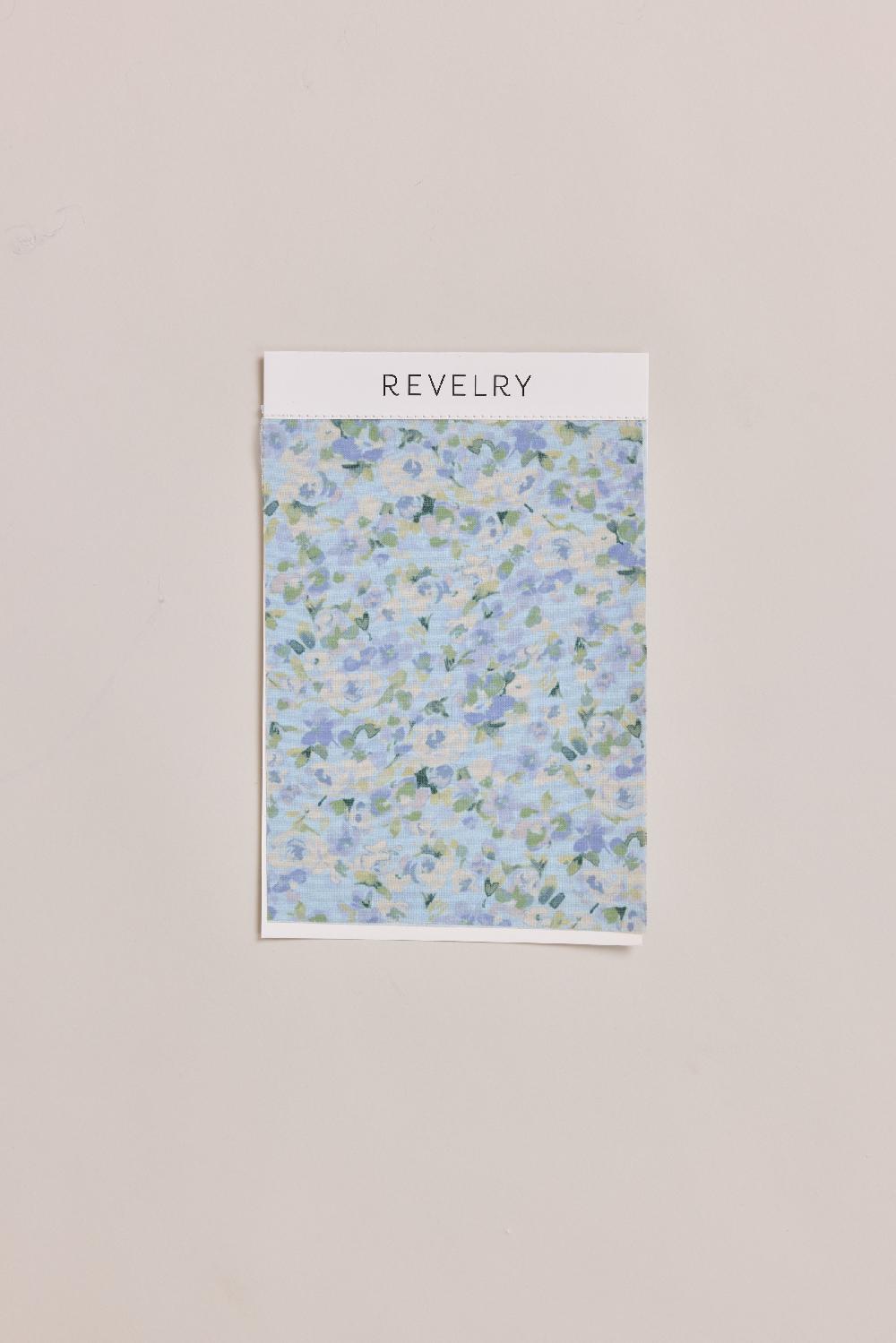 revelry Chiffon Floral Print Mega Swatch