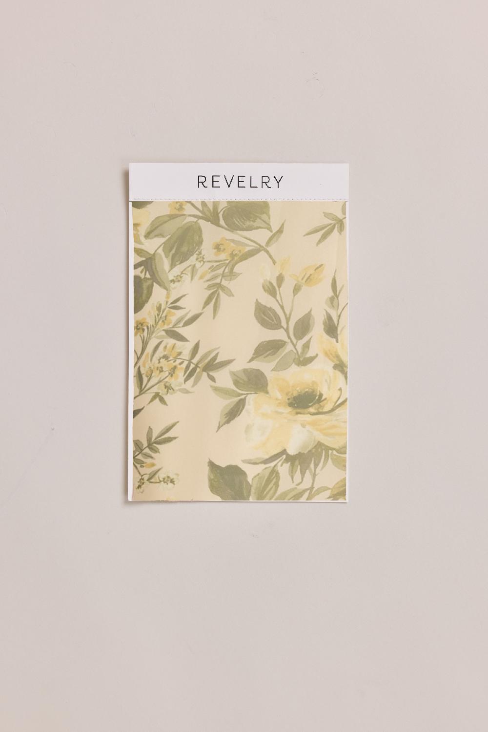 revelry Chiffon Floral Print Mega Swatch