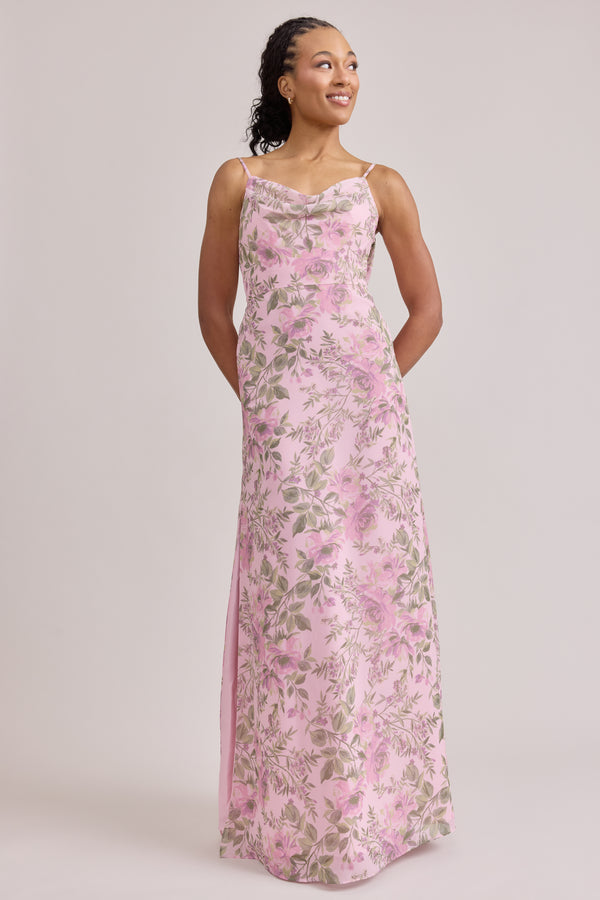 Revelry Chiffon Floral Print Mega Swatch