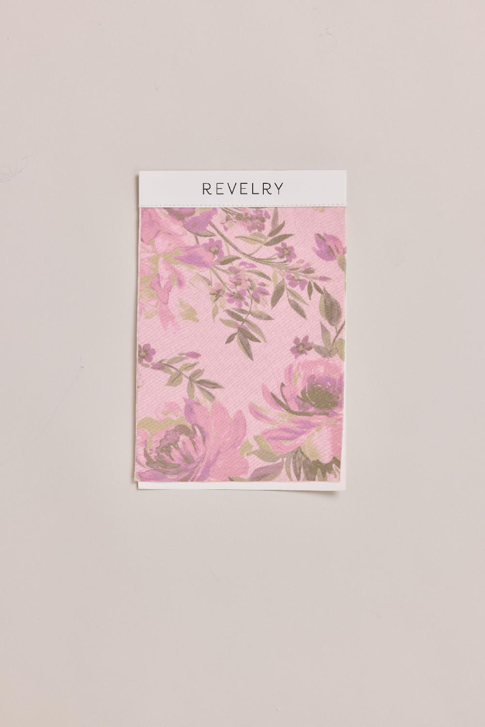 revelry Chiffon Floral Print Mega Swatch
