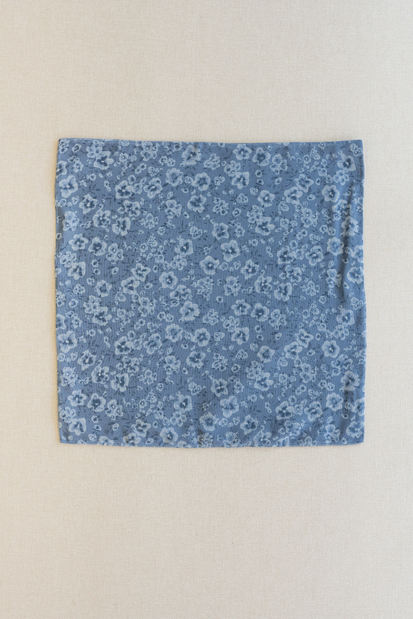 Revelry Chiffon Floral Print Pocket Square