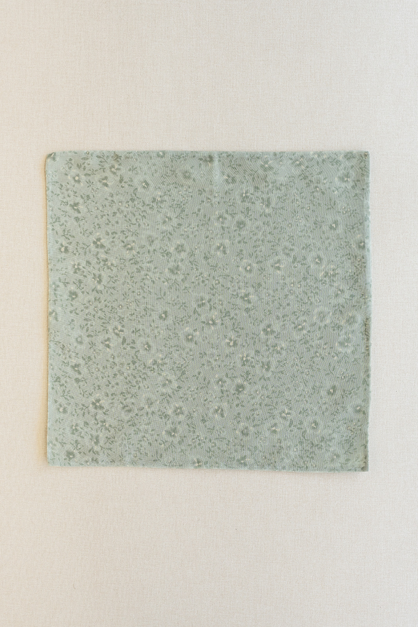 Revelry Chiffon Floral Print Pocket Square