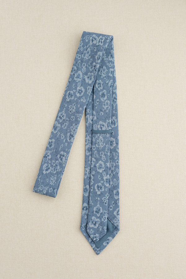 Revelry Chiffon Floral Print Tie