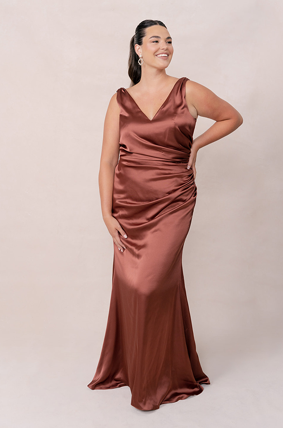 Revelry Dawson Satin Dress
