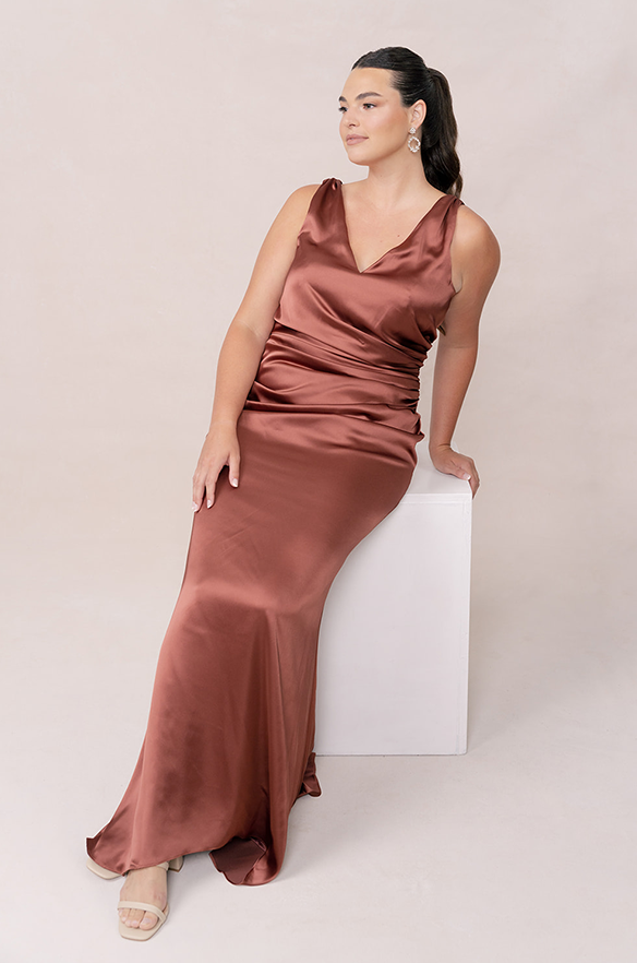 revelry Dawson Satin Dress