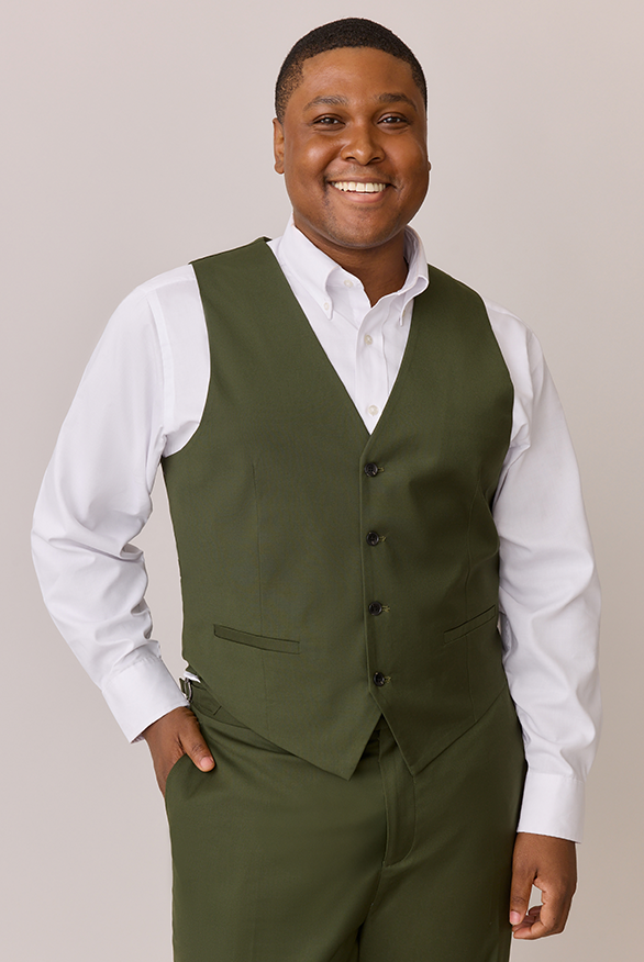 revelry Deep Olive Vest