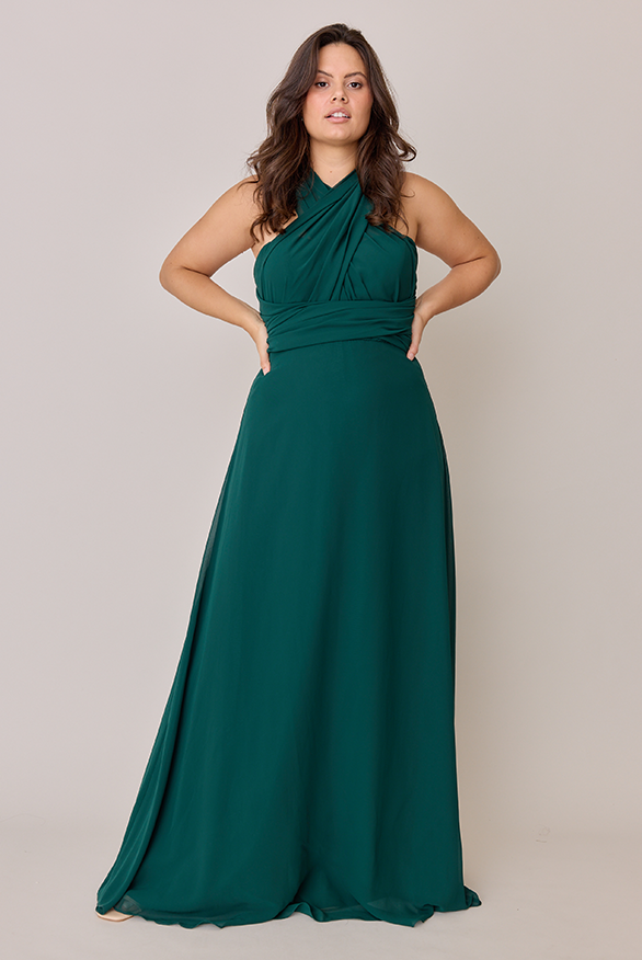 revelry Devan Convertible Chiffon Dress