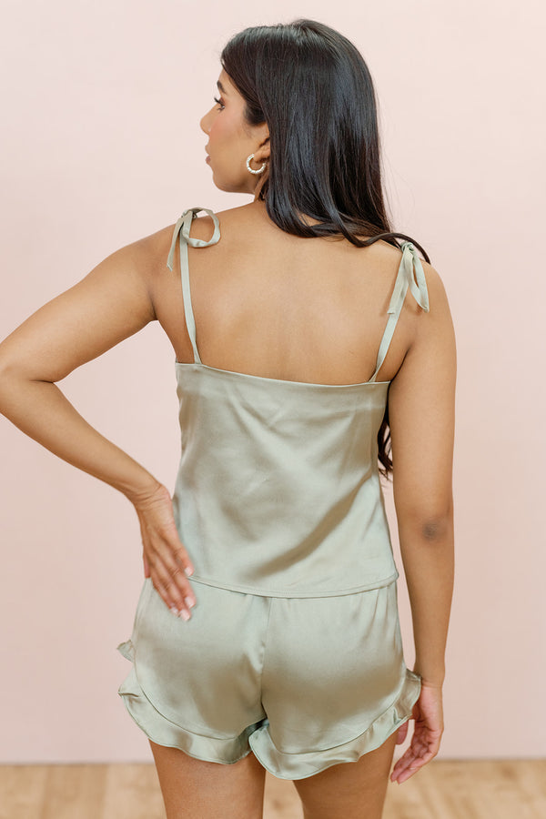 Revelry Dolled Up Satin Tank Top