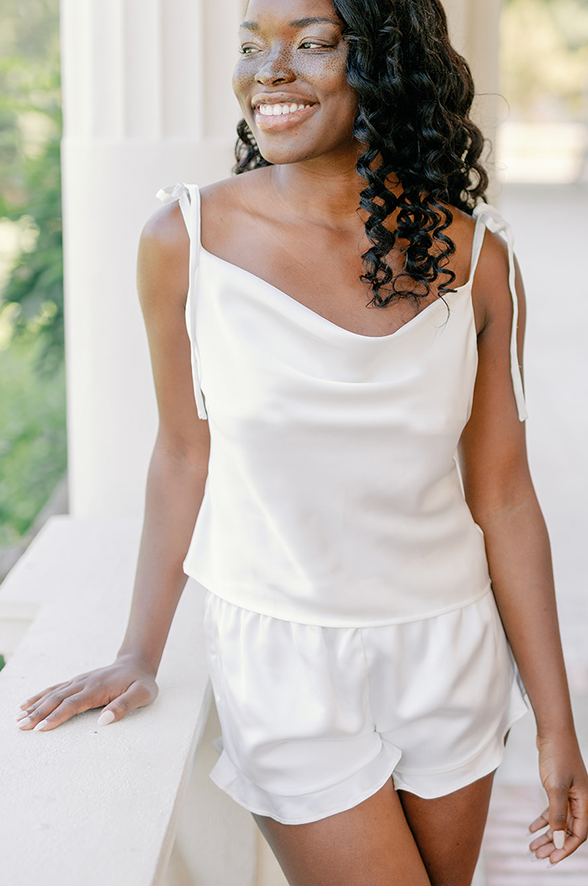 Revelry Dolled Up Satin Tank Top