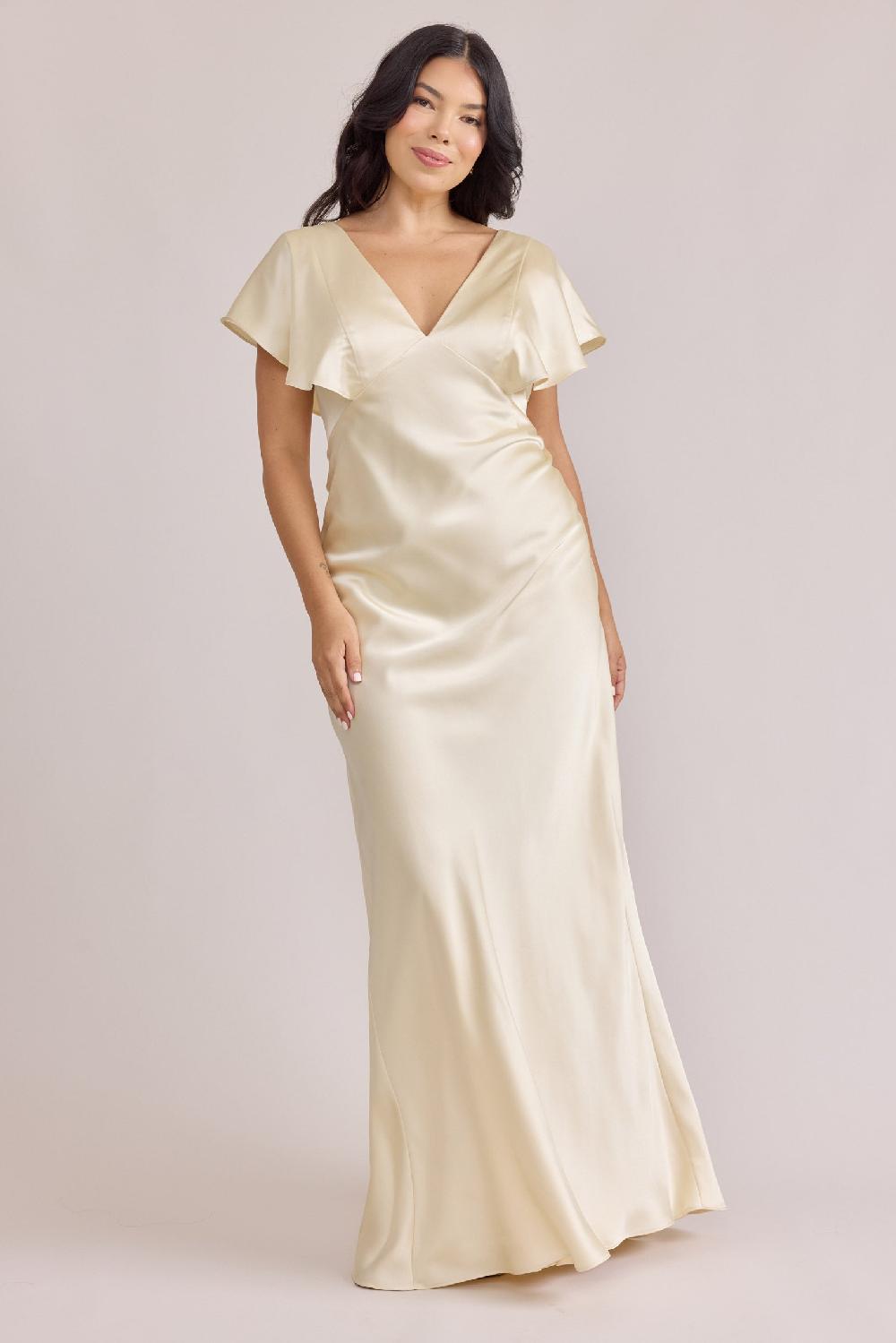 revelry Eden Satin Dress