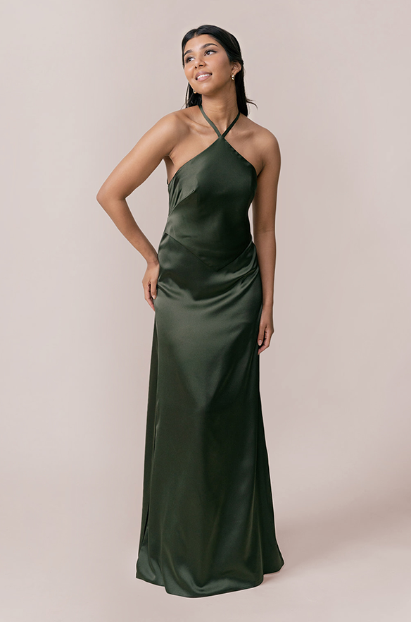revelry Everly Satin Dress
