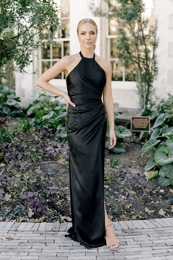 Revelry Fallon Satin Dress