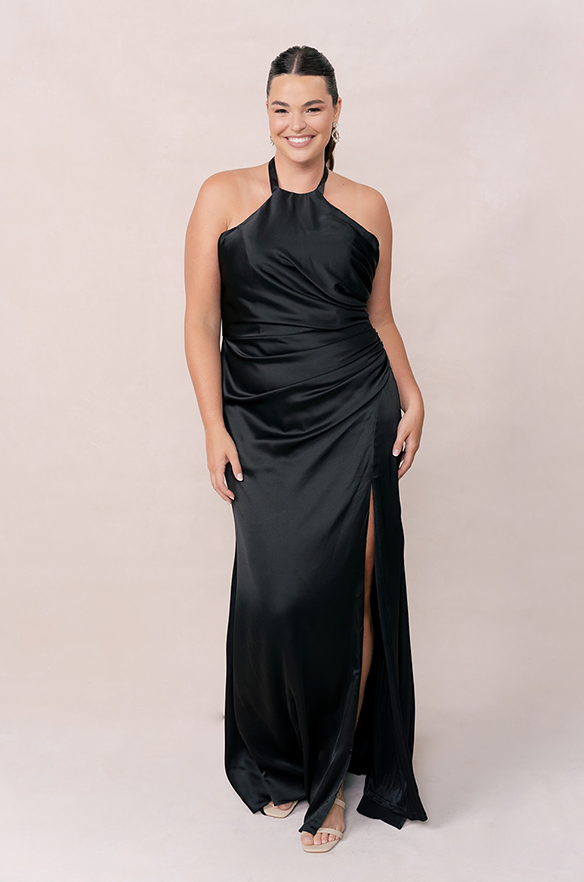 revelry Fallon Satin Dress