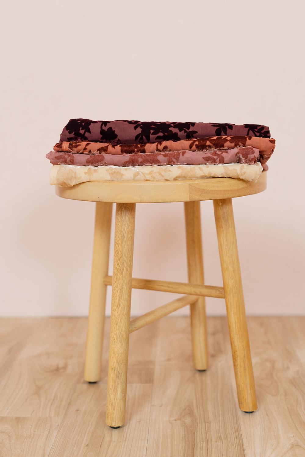 revelry Floral Burnout Velvet Fabric By Yard