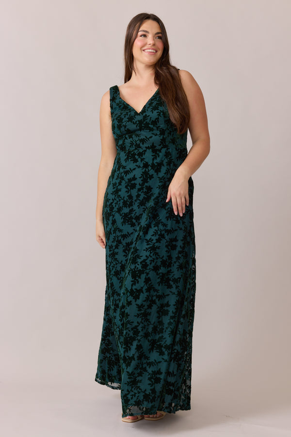 Revelry Floral Burnout Velvet Mega Swatch