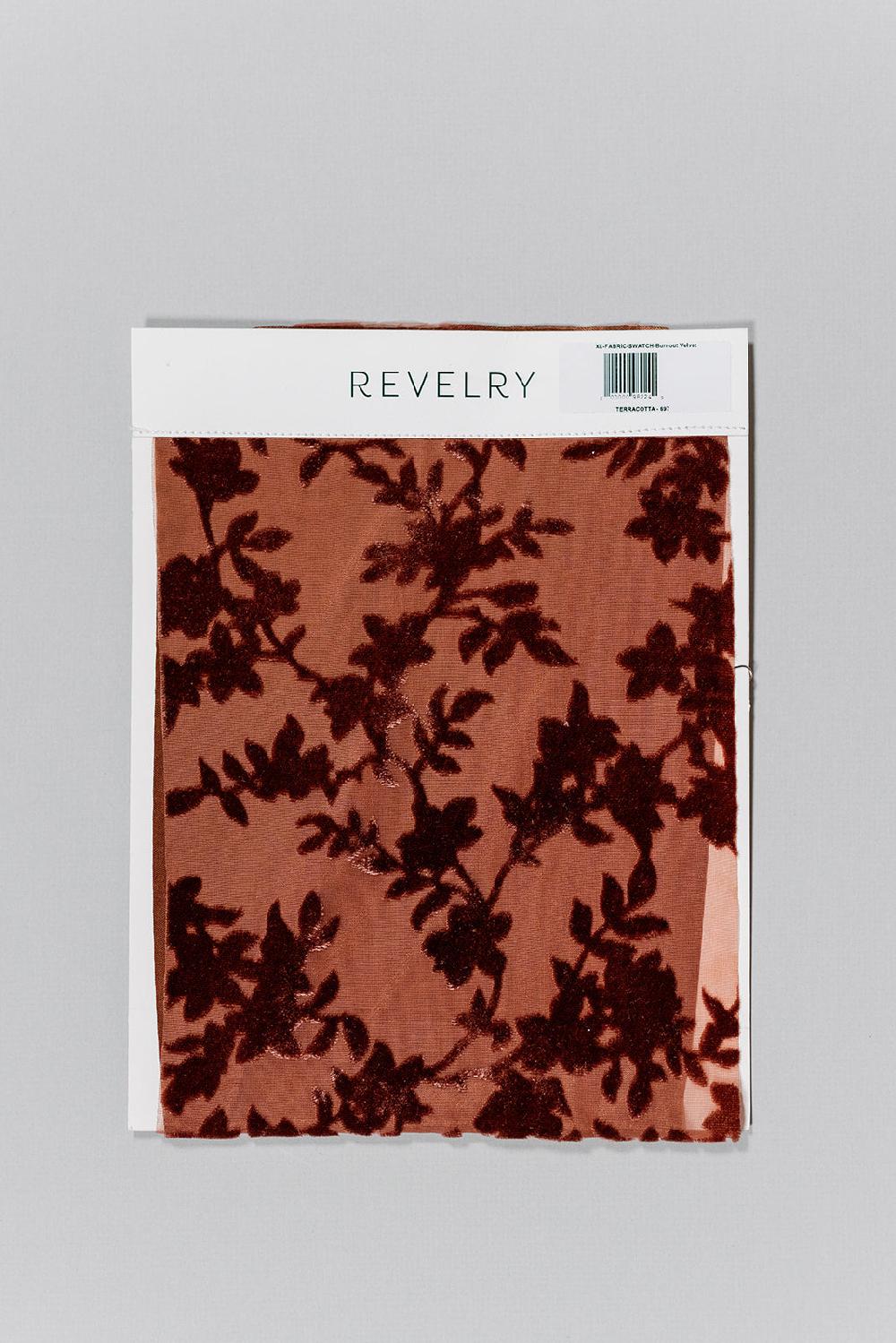 revelry Floral Burnout Velvet Mega Swatch