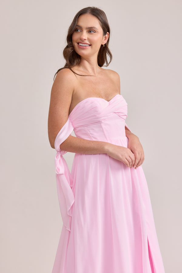 Revelry Genevieve Convertible Chiffon Dress