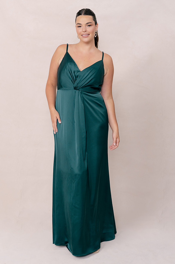 revelry Giada Satin Dress