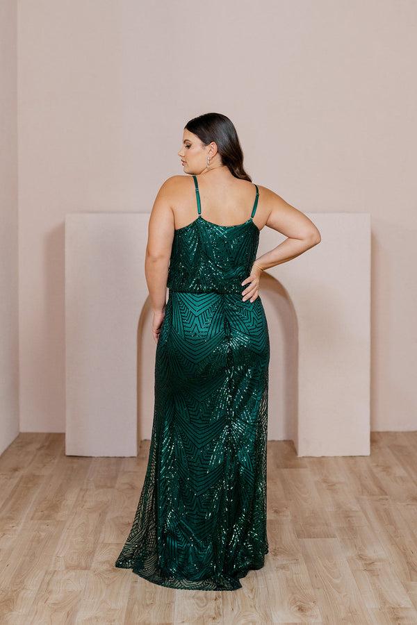 Revelry Gigi Geo Sequin Dress