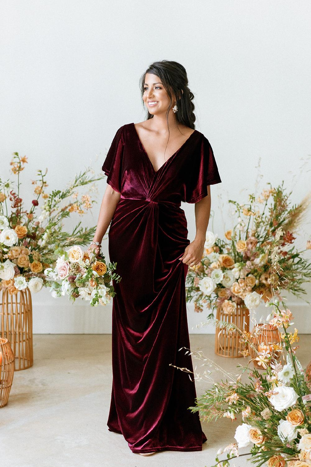 revelry Gwen Velvet Dress