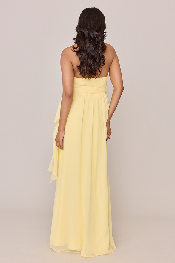 Revelry Hannah Chiffon Faux Wrap Dress