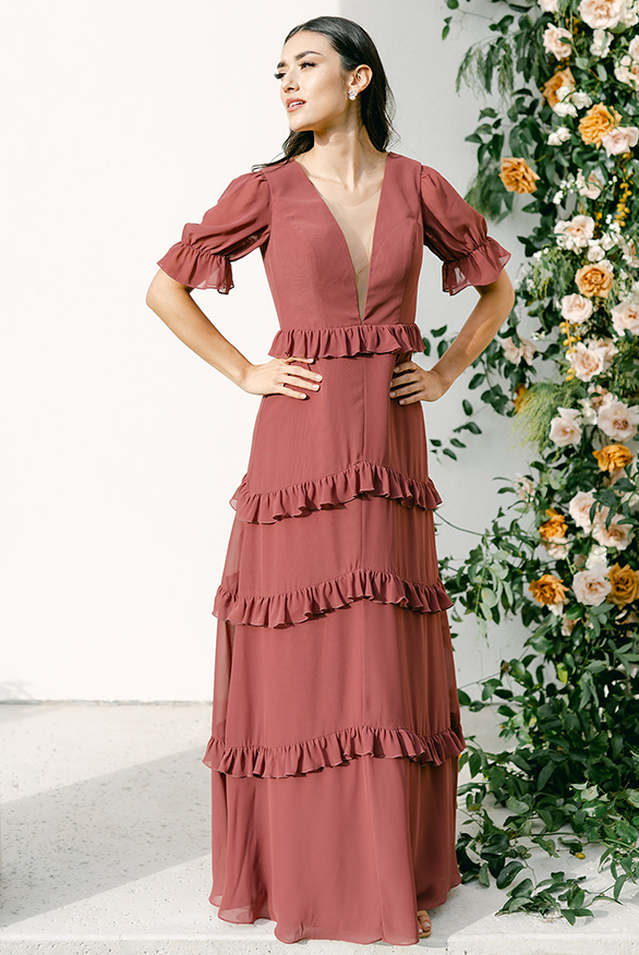 revelry Harley Chiffon Dress