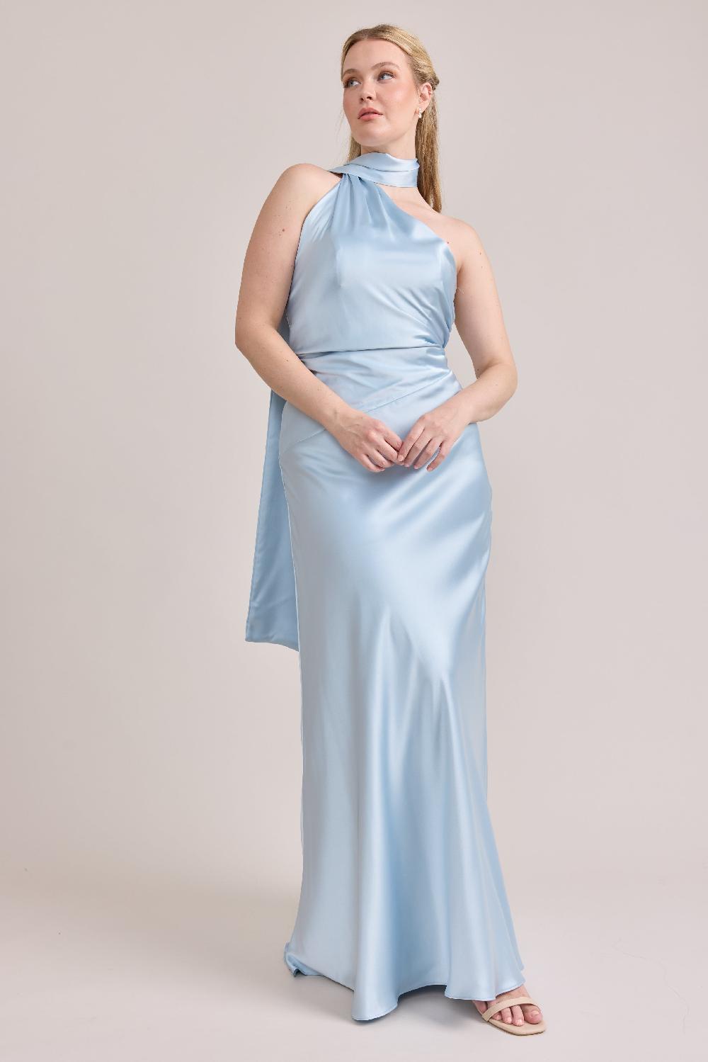 revelry Imani Satin Dress