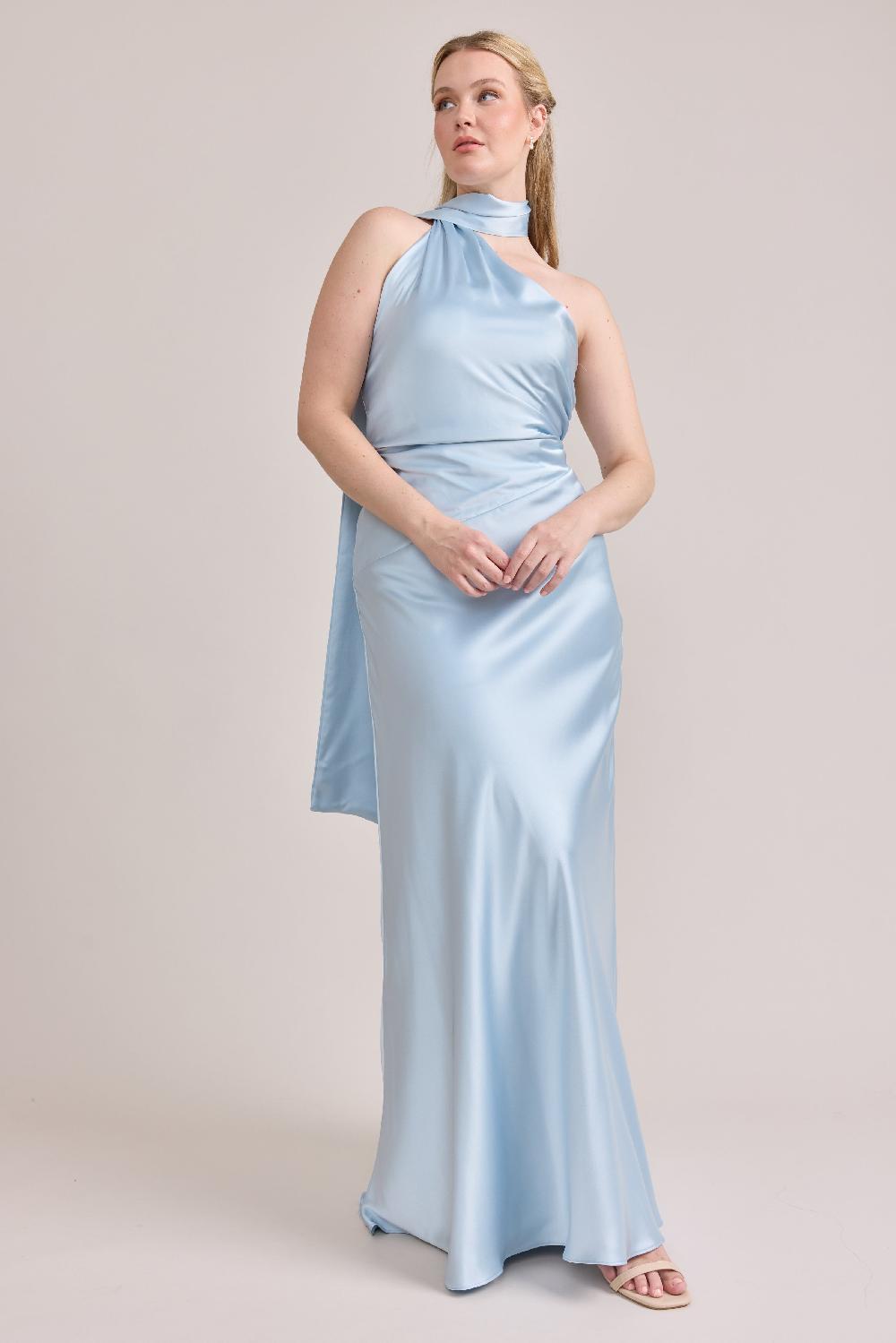 revelry Imani Satin Dress