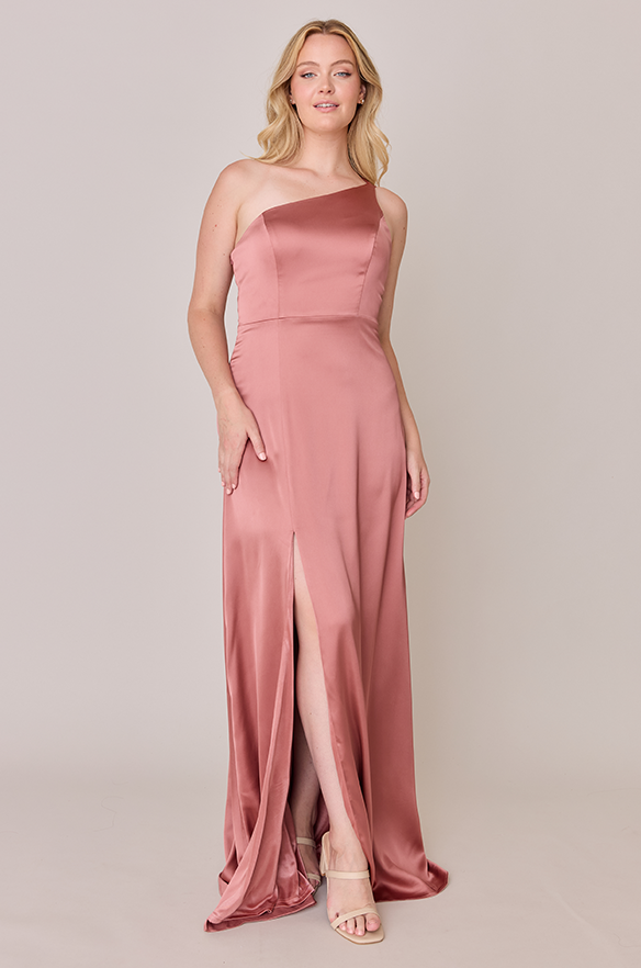 Revelry Inez Satin Dress