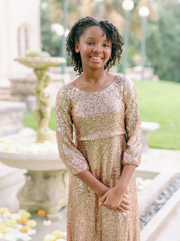 Revelry Juniors Addison Sequin Dress