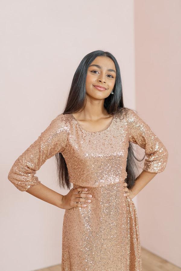 Revelry Juniors Addison Sequin Dress