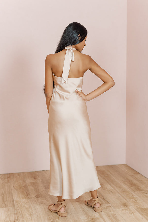 Revelry Juniors Athena Satin Dress