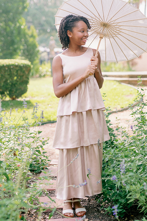 Revelry Juniors Georgia Satin Dress