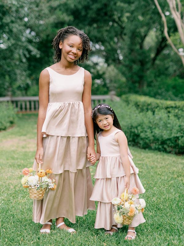 Revelry Juniors Georgia Satin Dress