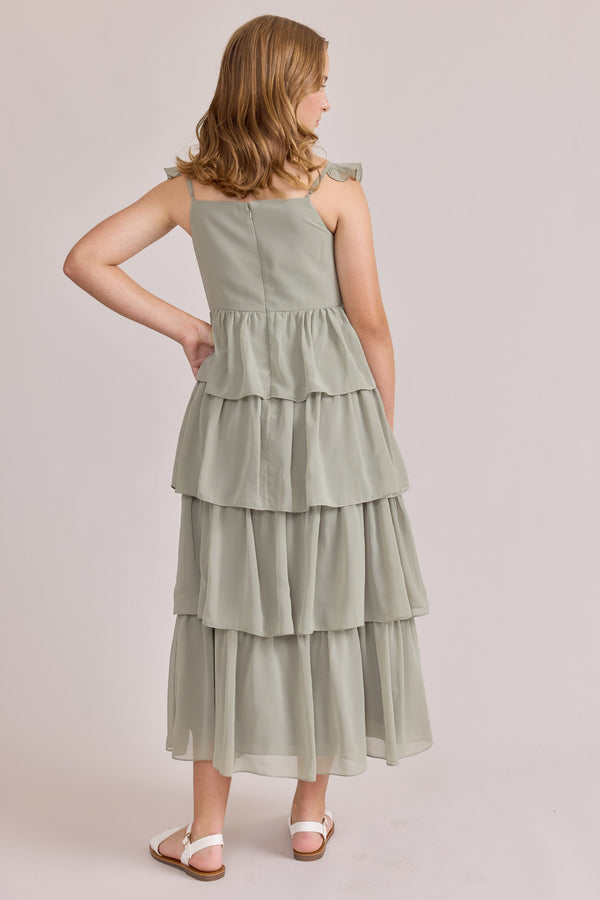 Revelry Juniors Poppy Chiffon Dress