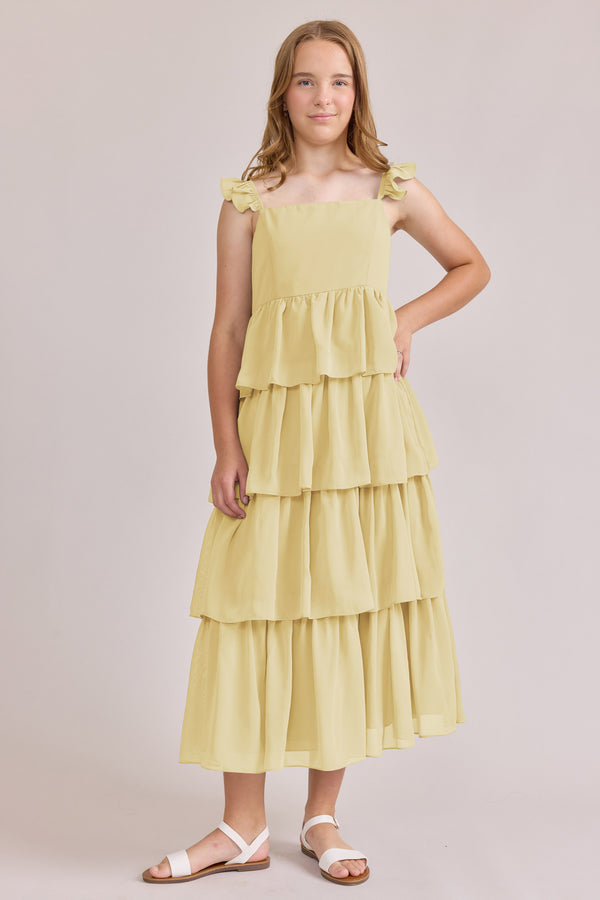 Revelry Juniors Poppy Chiffon Dress