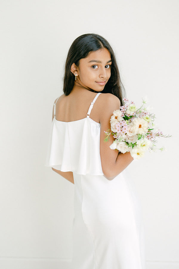 Revelry Juniors Riley Convertible Satin Dress