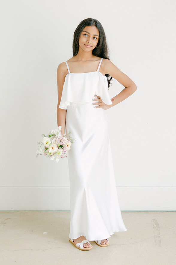 revelry Juniors Riley Convertible Satin Dress