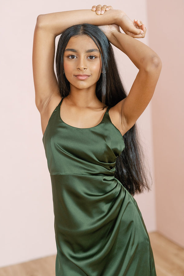 Revelry Juniors Rory Satin Dress