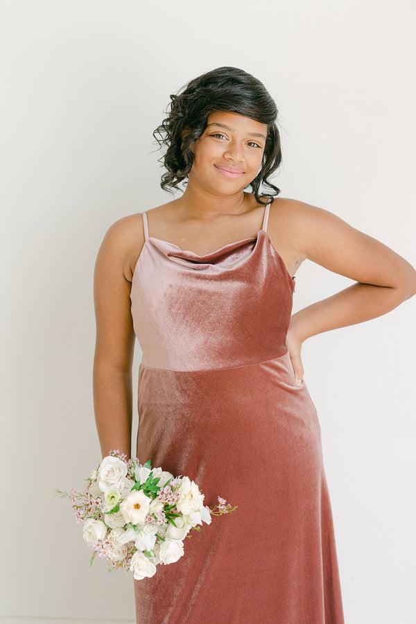 Revelry Juniors Skye Velvet Dress