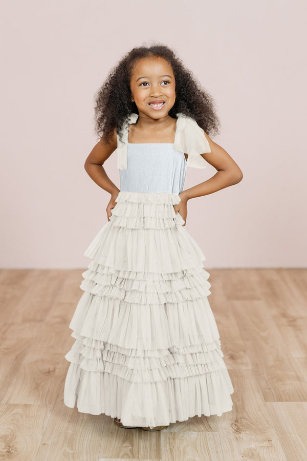 Revelry Juniors Tallulah Velvet + Tulle Dress
