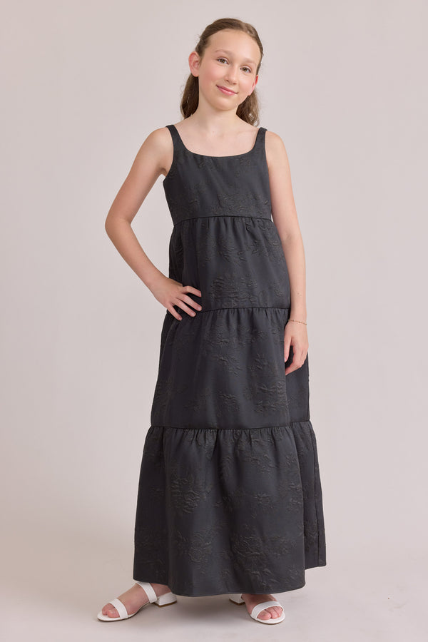Revelry Juniors Winslet Jacquard Dress