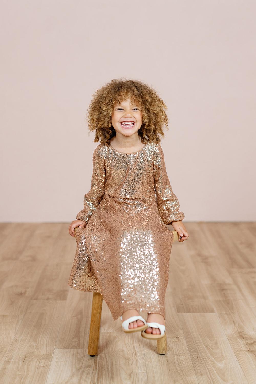 revelry Kids Addison Sequin Dress